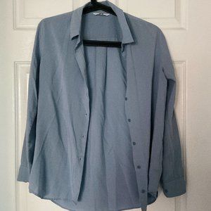 Uniqlo Ash Blue Shirt (XS)